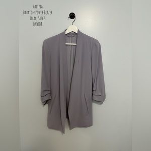 Aritzia | Babaton Power Blazer | Lilac, Size 4 | BNWOT